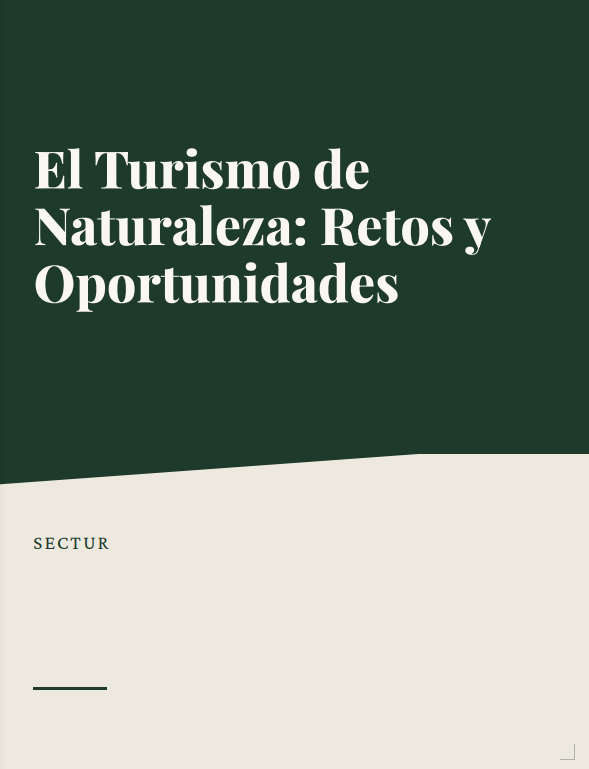 Portada de El turismo de naturaleza. Retos y oportunidades