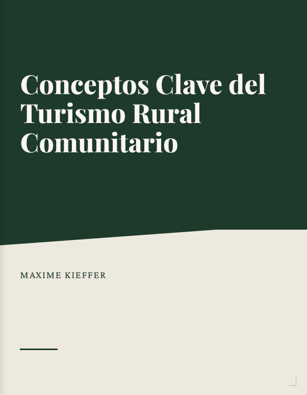 Portada de Conceptos claves para el estudio del Turismo Rural Comunitario